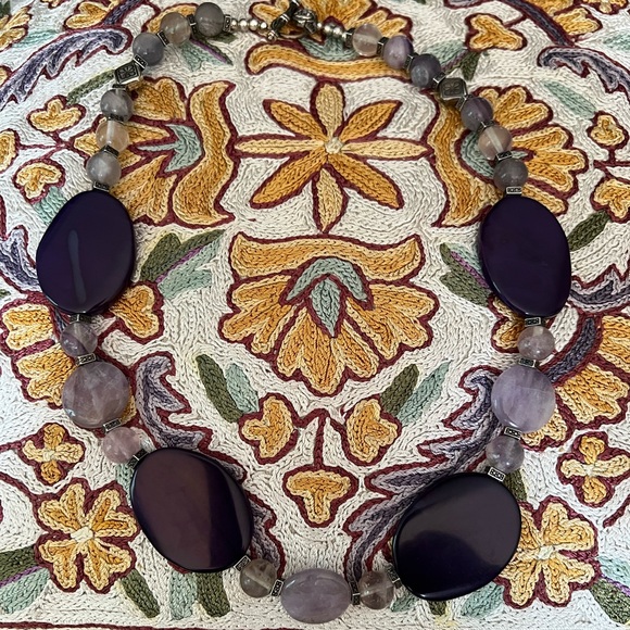 New Unique purple enlightenment necklace NWOT - Picture 3 of 3